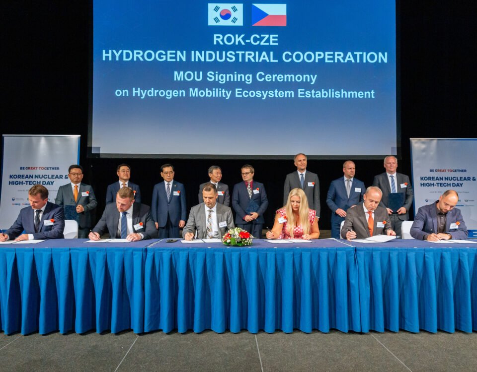 Memorandum of understanding signing ceremony in Prague