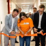 Ribbon-cutting ceremony opening Allegro's new office in Prague